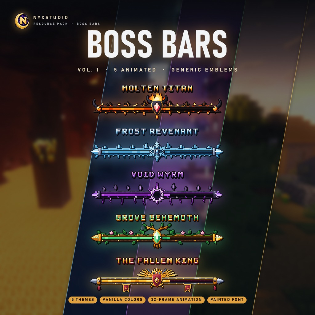 NyxBossbars Vol. 1 - Boss Bars