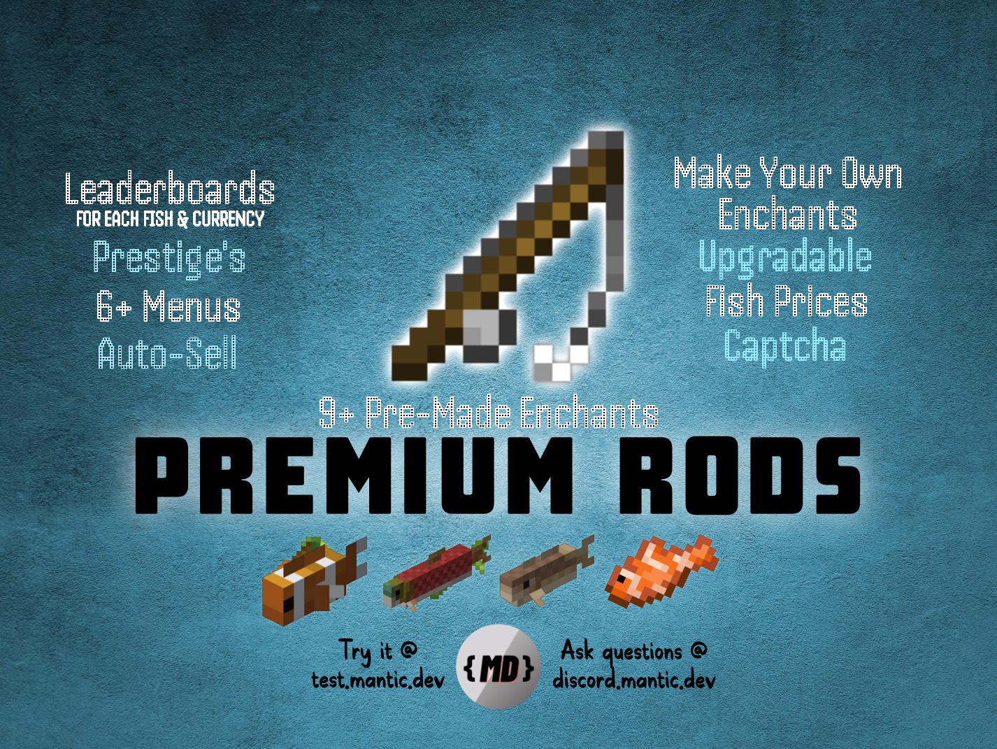 Mantic Fishing Rods - Upgrades