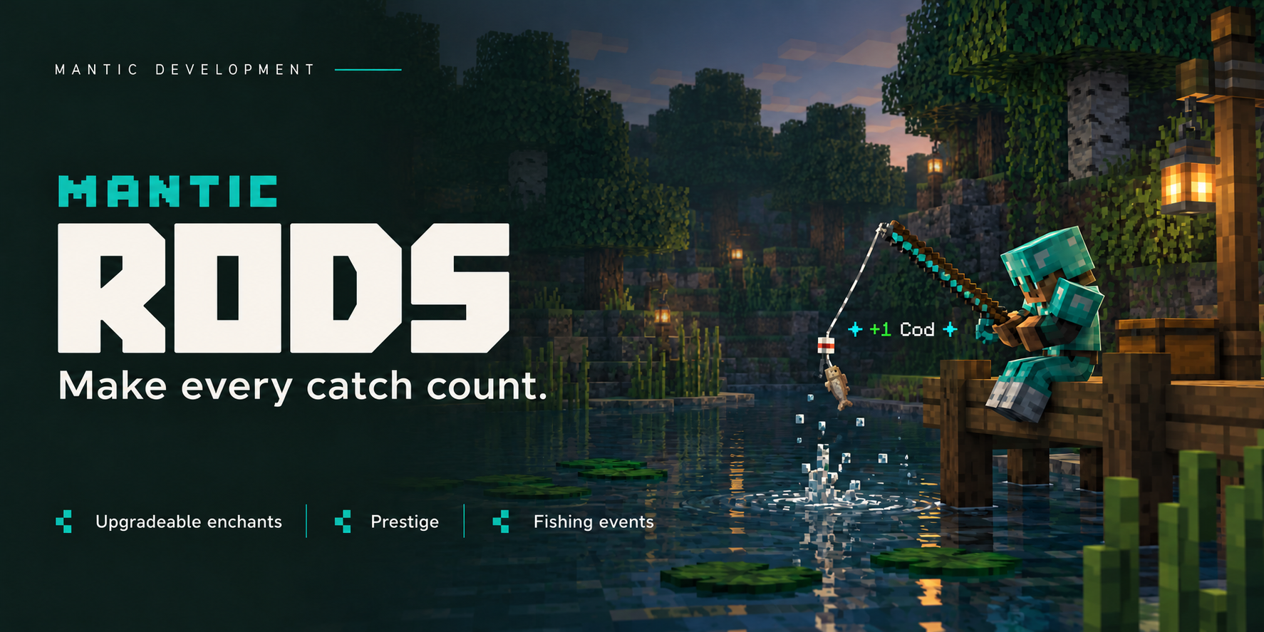 Mantic Fishing Rods - Upgrades