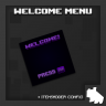 Welcome Menu - ItemsAdder