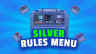 Rules Menu | Silver | Textured
