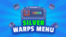 Warps Menu | Silver | Textured