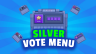 Voting Menu | Silver | Textured