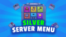 Server Menu | Silver | Textured