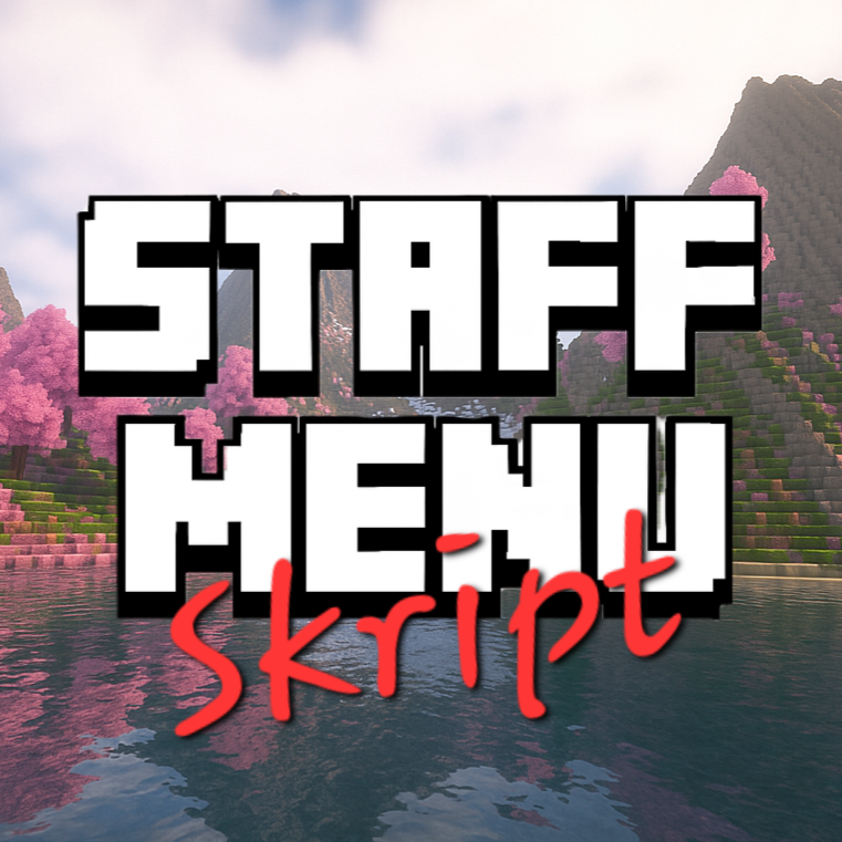 Staff menu