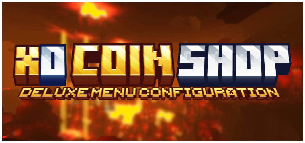 XO COINSHOP DM Menu