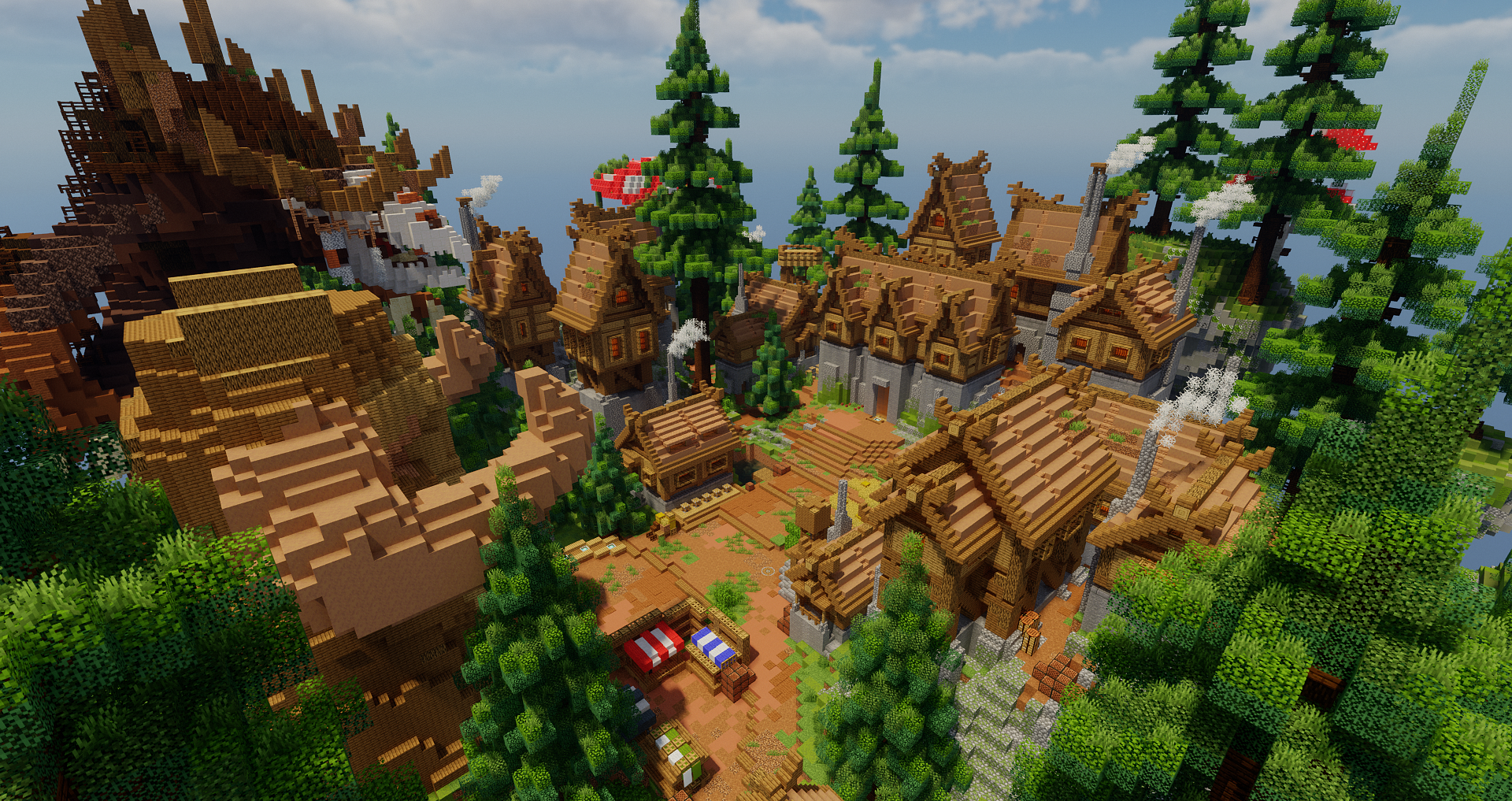 Viking village with Wendigo Hub icon