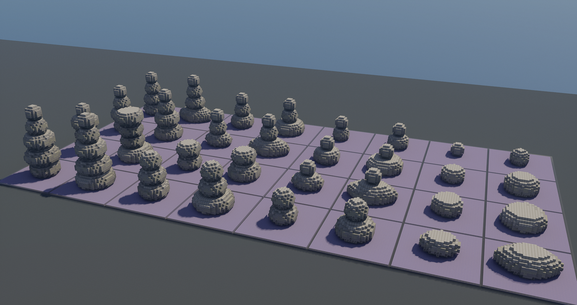 Pack of stones icon