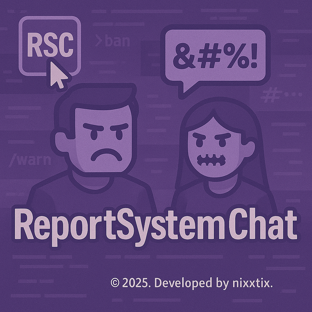 ReportSystemChat + WEB icon