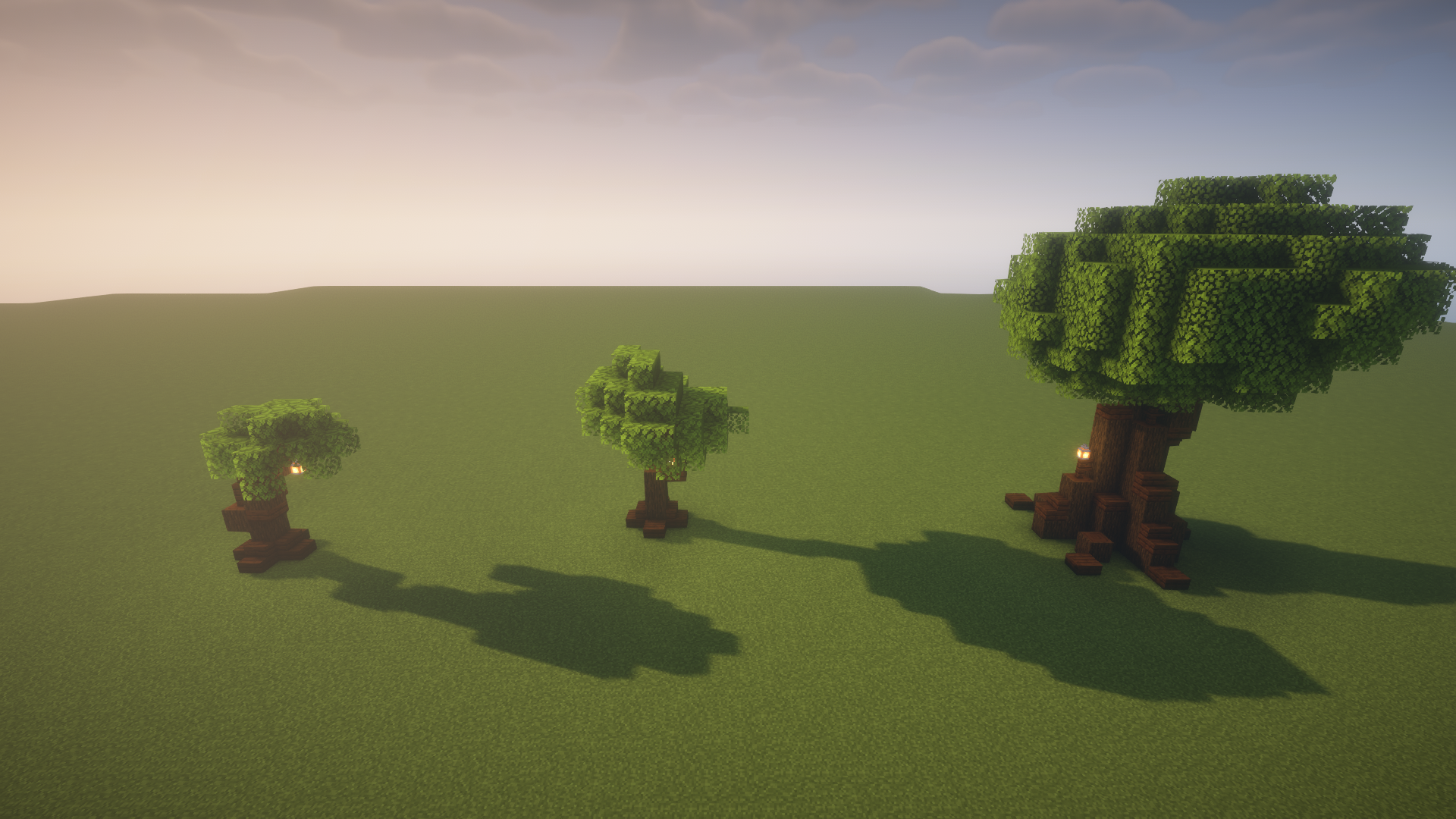 dark oak tree pack