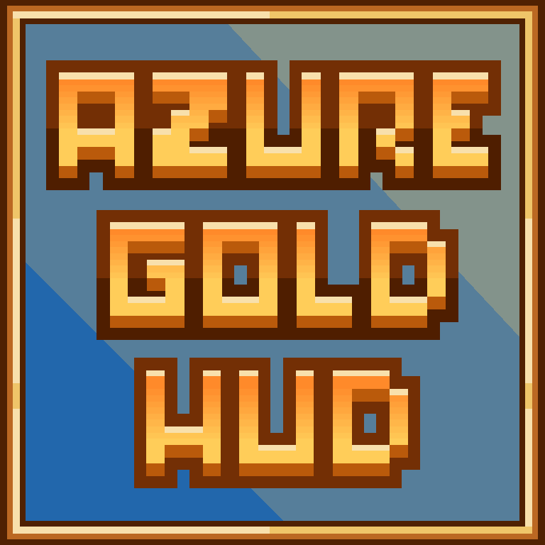 Azure Gold HUD | With ManaBar