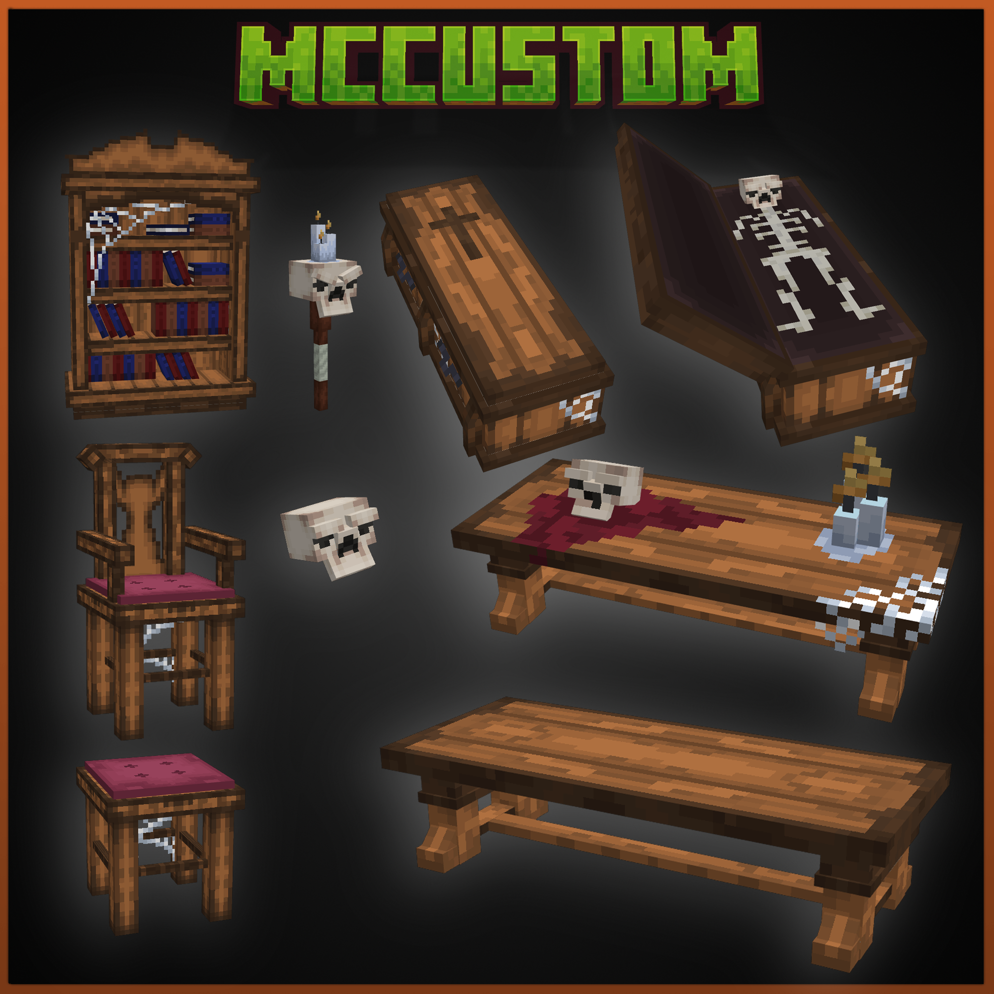 Halloween Manor Furnitures