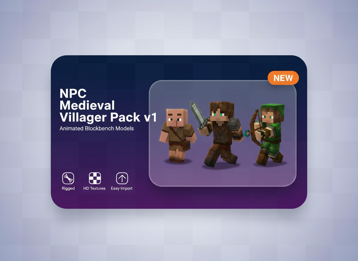 NPC Medieval Villager Pack
