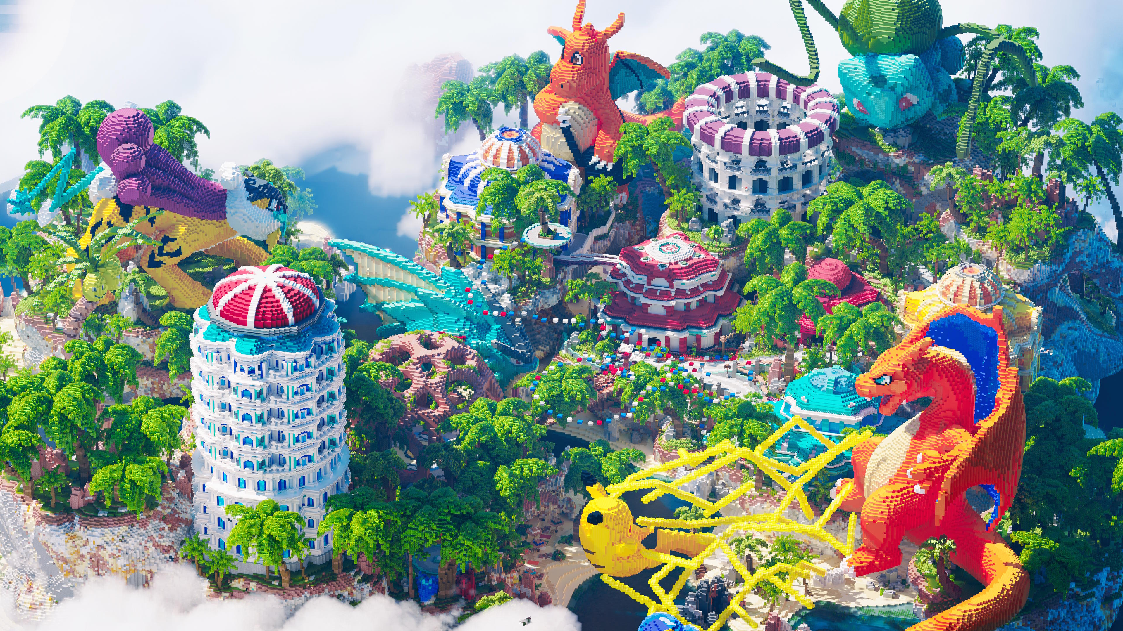 Tropical Pixelmon Spawn