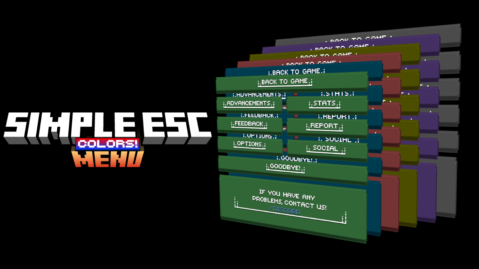 Simple ESC Menu Colors