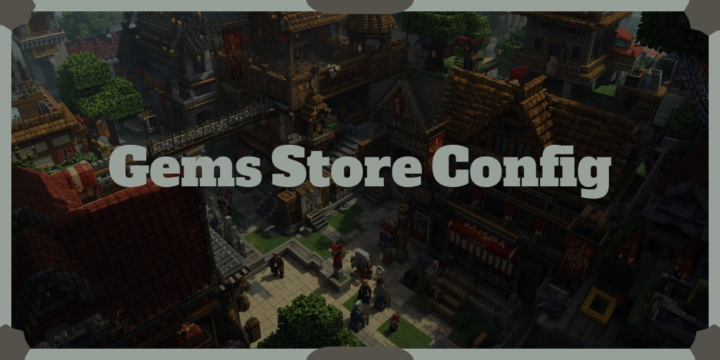 Gems Store Config - V1.0 icon