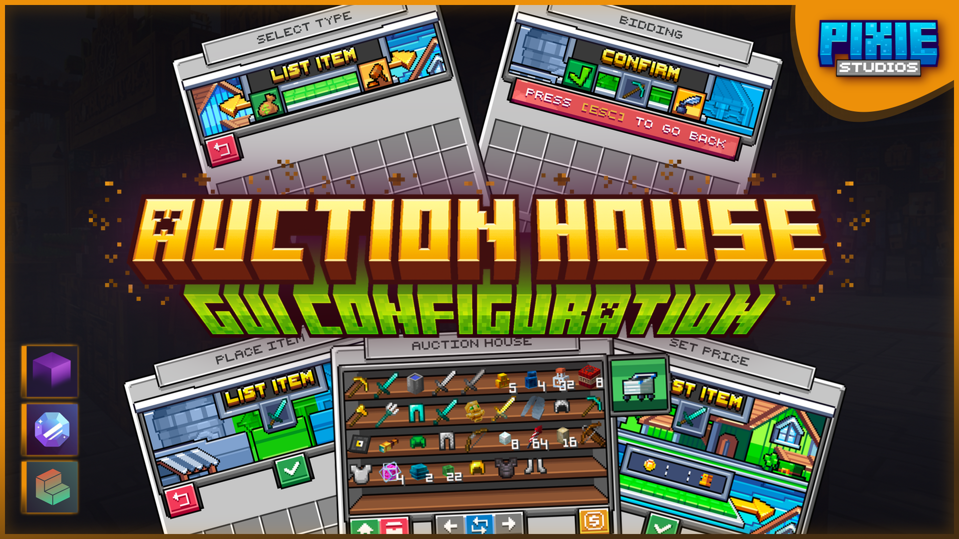 Ultimate Minecraft GUI Bundle