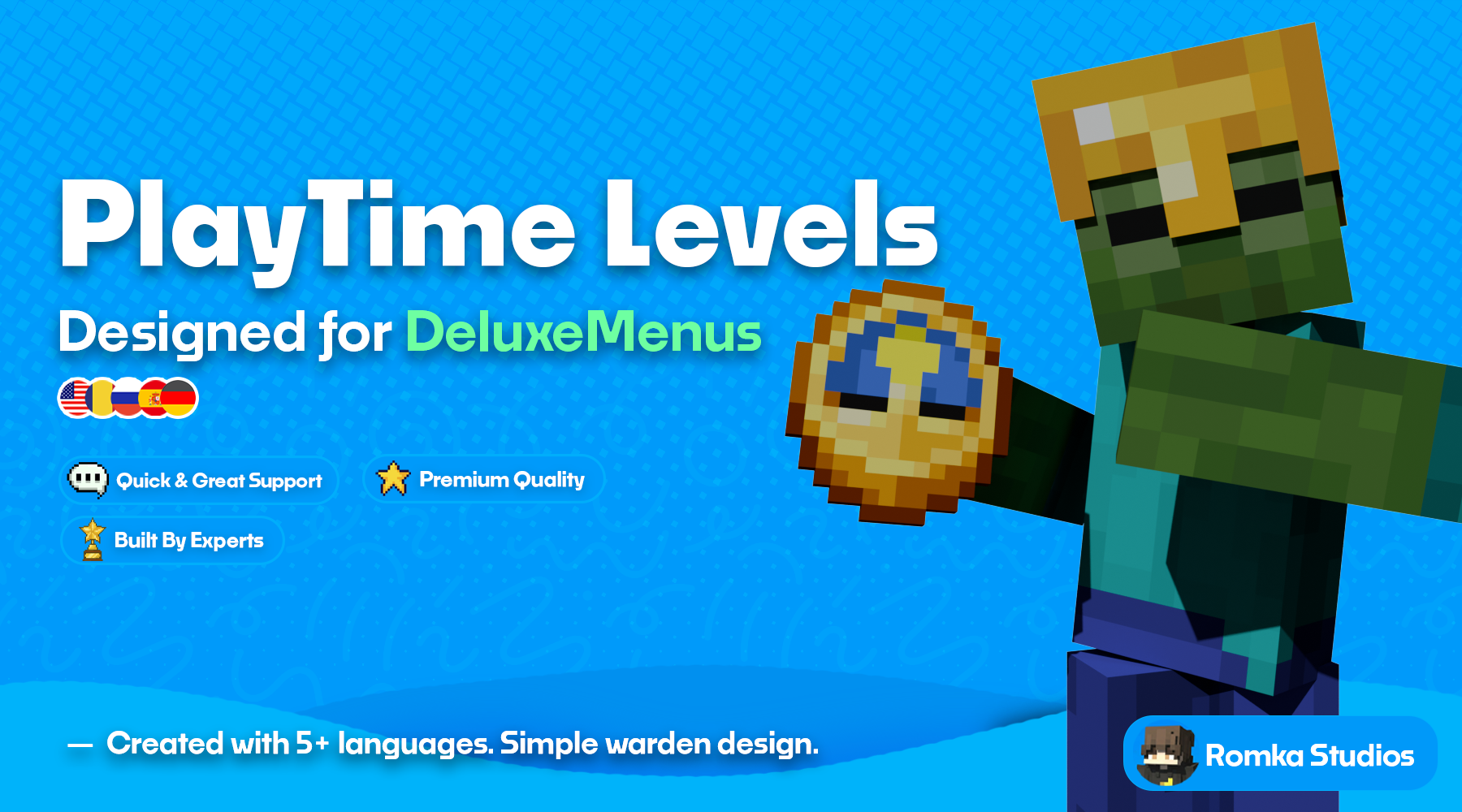 PlayTime Levels | DeluxeMenus icon