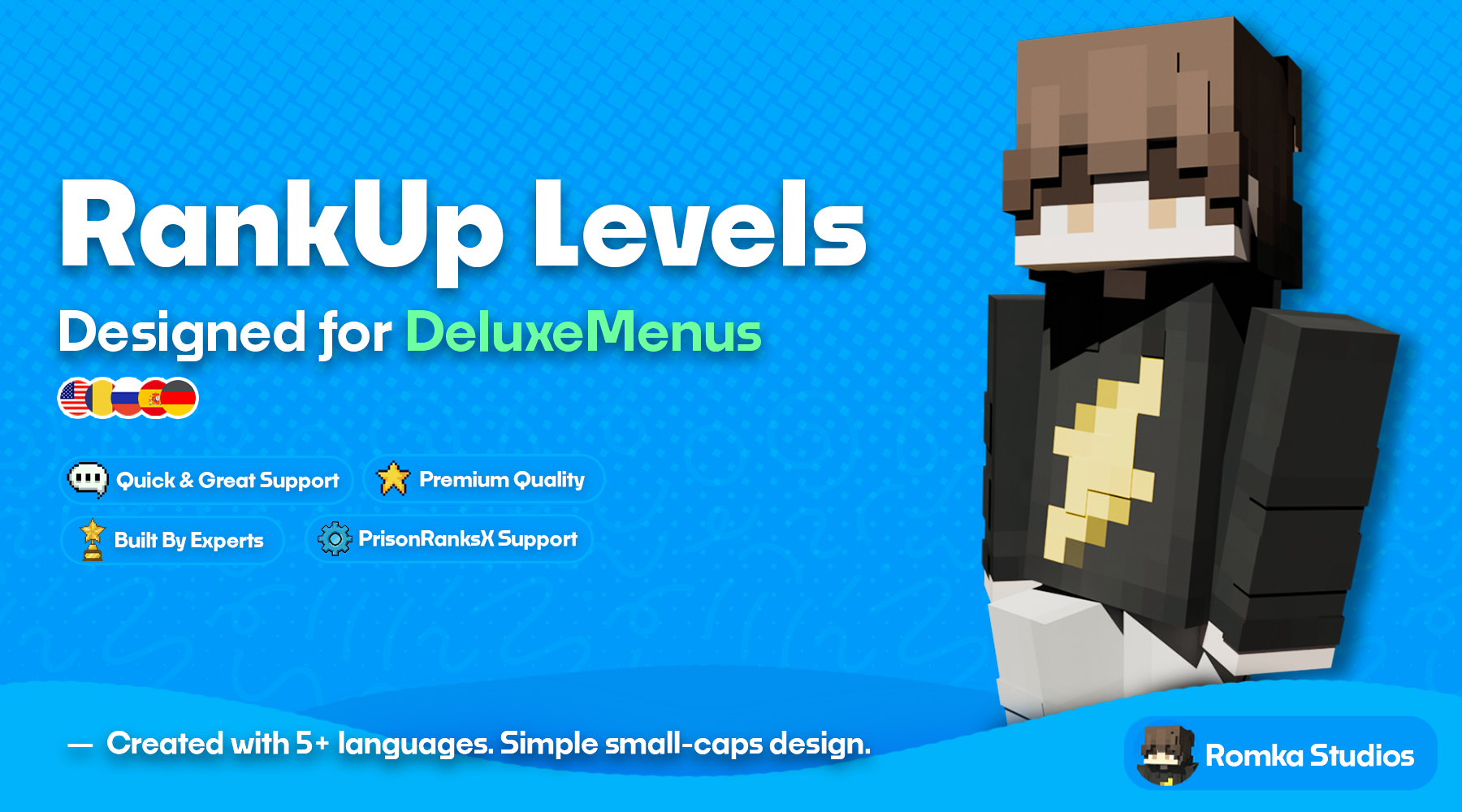 RankUp Levels | DeluxeMenus