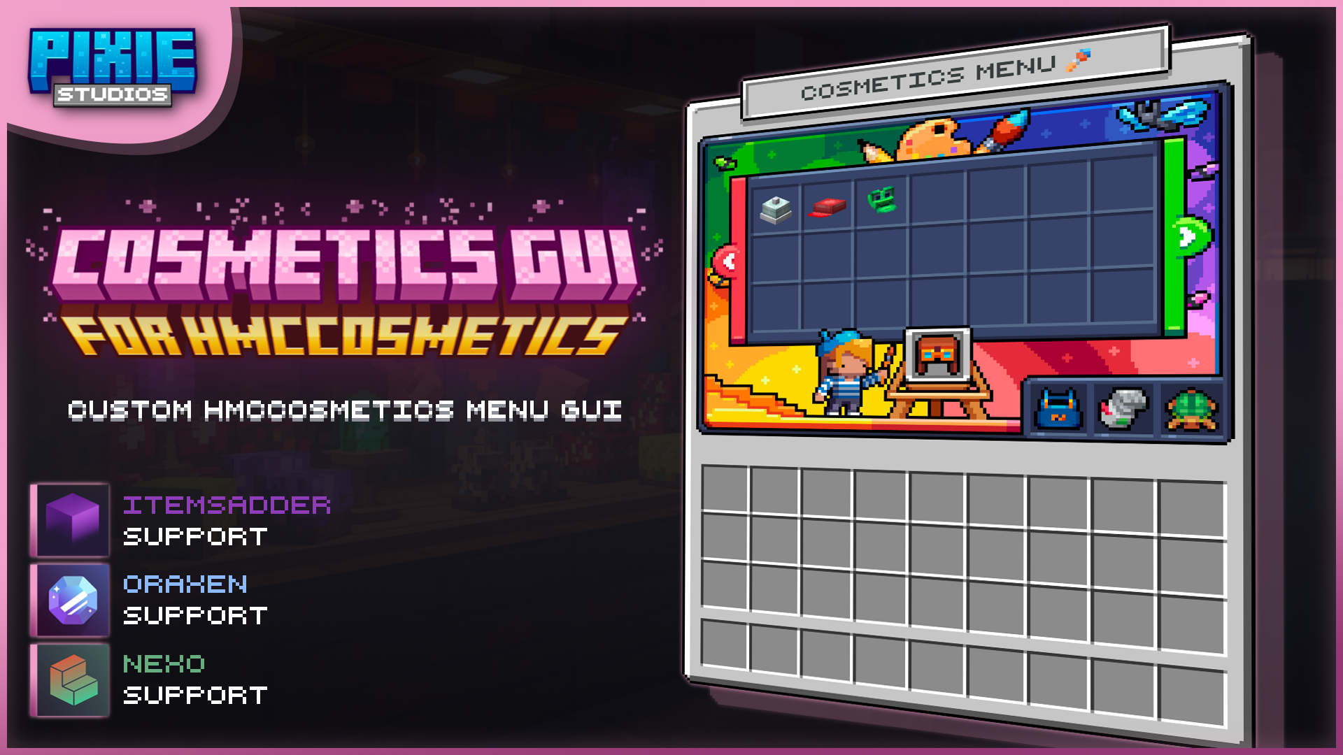Cosmetics GUI for HMCCosmetics