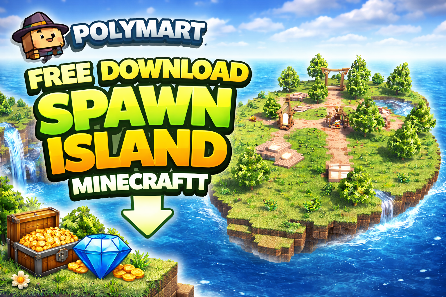 KitPvP Spawn - Floating Island