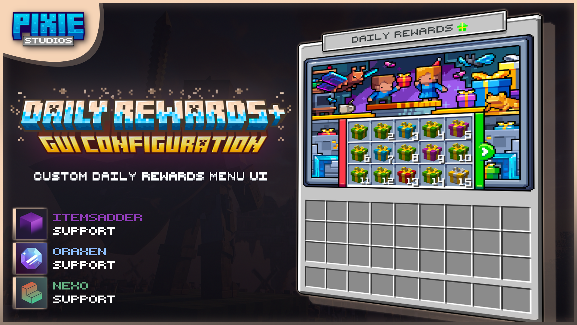 Daily Rewards+ GUI | UI Pack