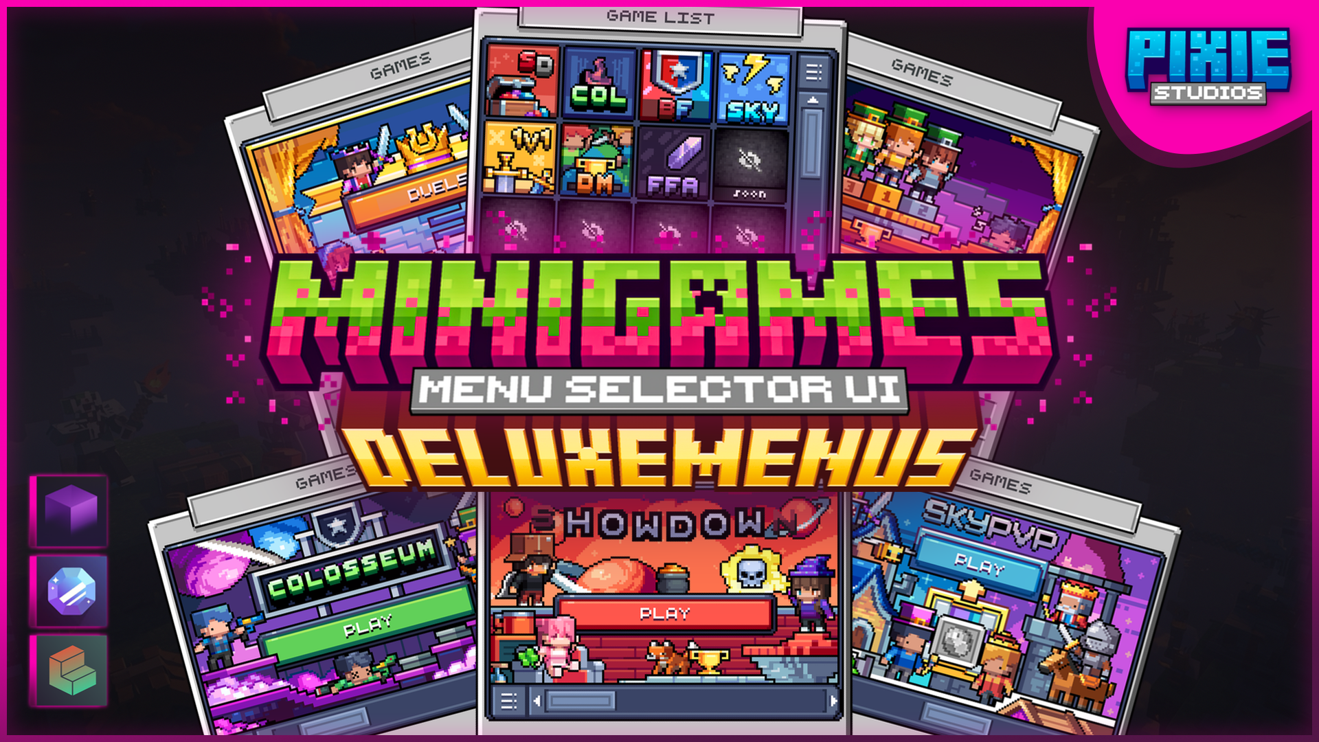 Game Menus & Minigames GUIs