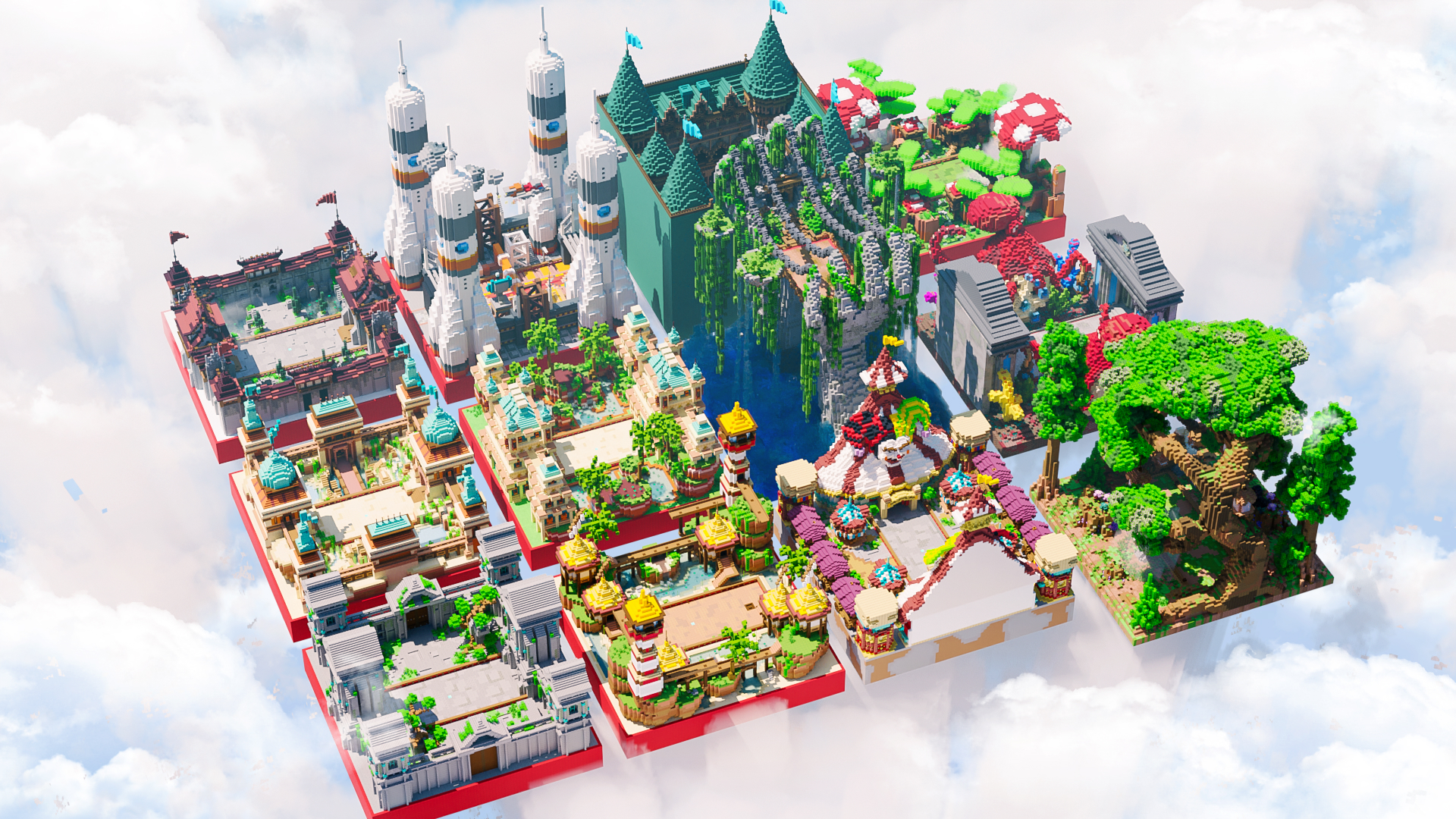 12x PvP Arenas